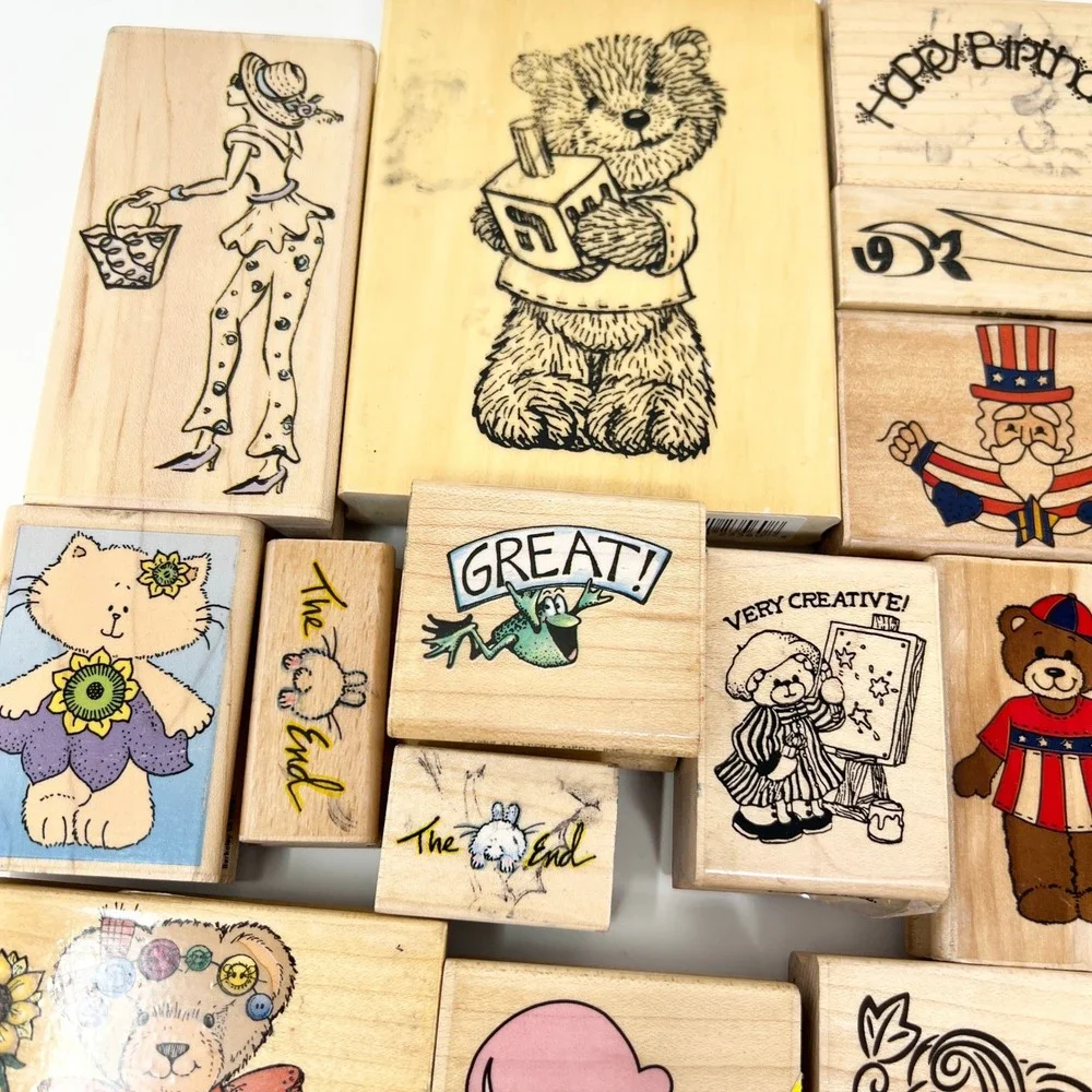 Stampin Up! vintage rubber